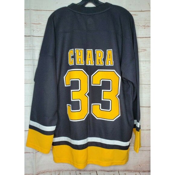 NHL Official Licensed Product Large Chara #33 Black Gold Boston Bruins Jersey - Picture 6 of 12